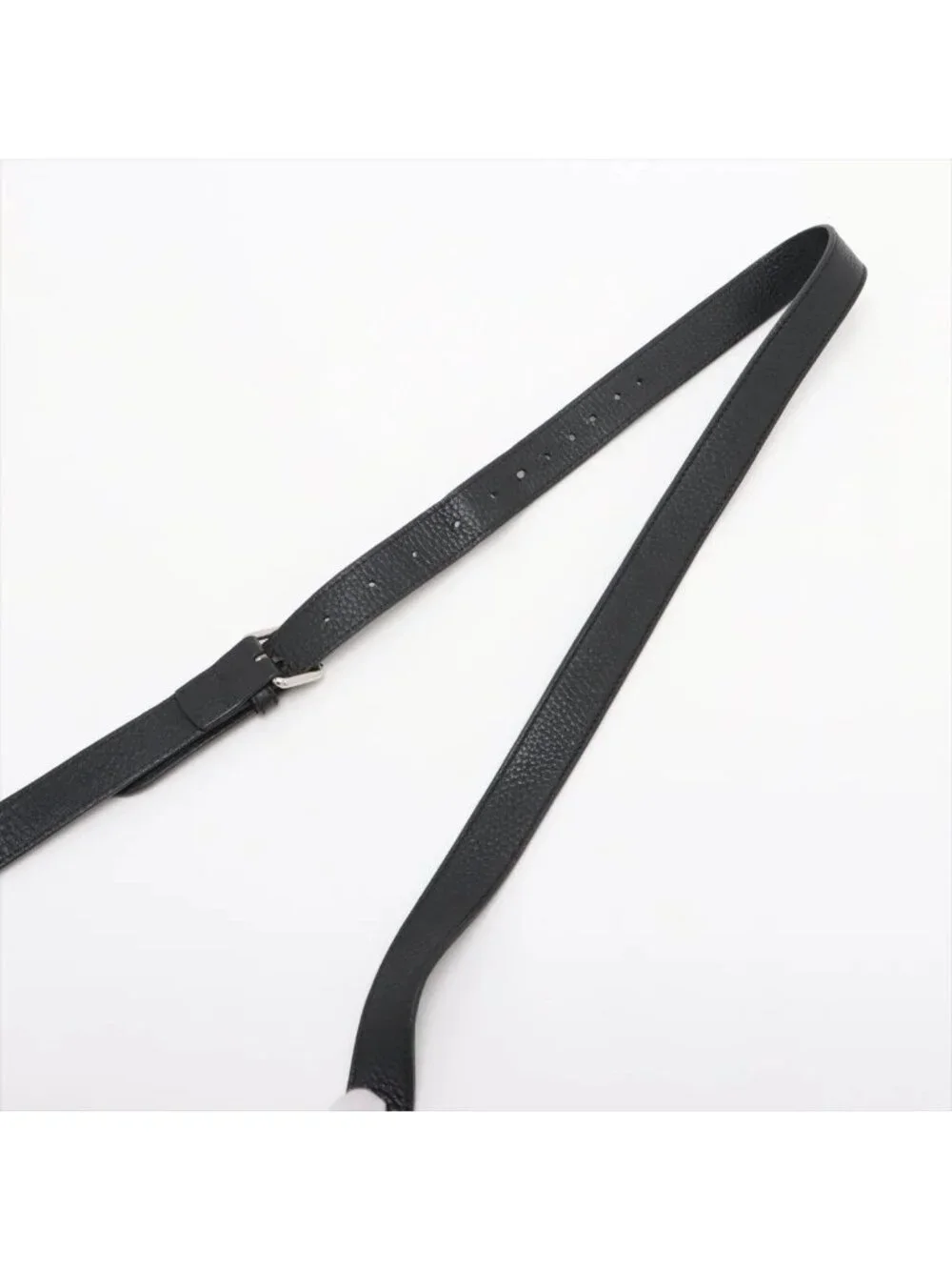 Gucci Interlocking Leather Shoulder Bag Crossbody Messenger Black